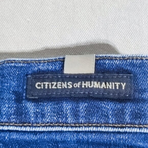 Citizens of Humanity jeans women's sz 28 ink blue Amari step hem ankle high rise - Picture 5 of 16